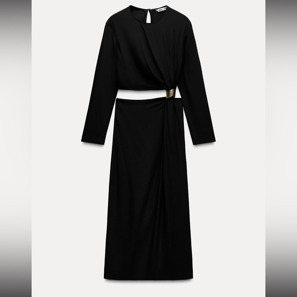 Zara ZW collection cutout dress